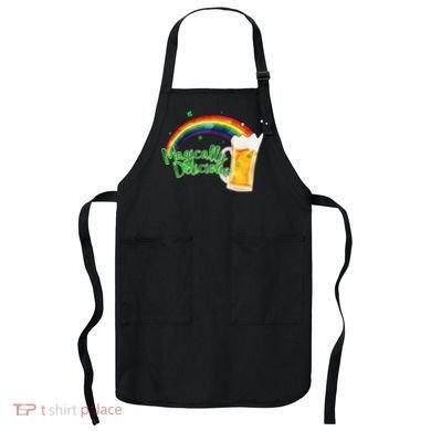 Magically Delicious Rainbow Beer St. Patrick's Day Apron