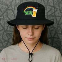 Magically Delicious Rainbow Beer St. Patrick's Day Bucket Hat thumb 3