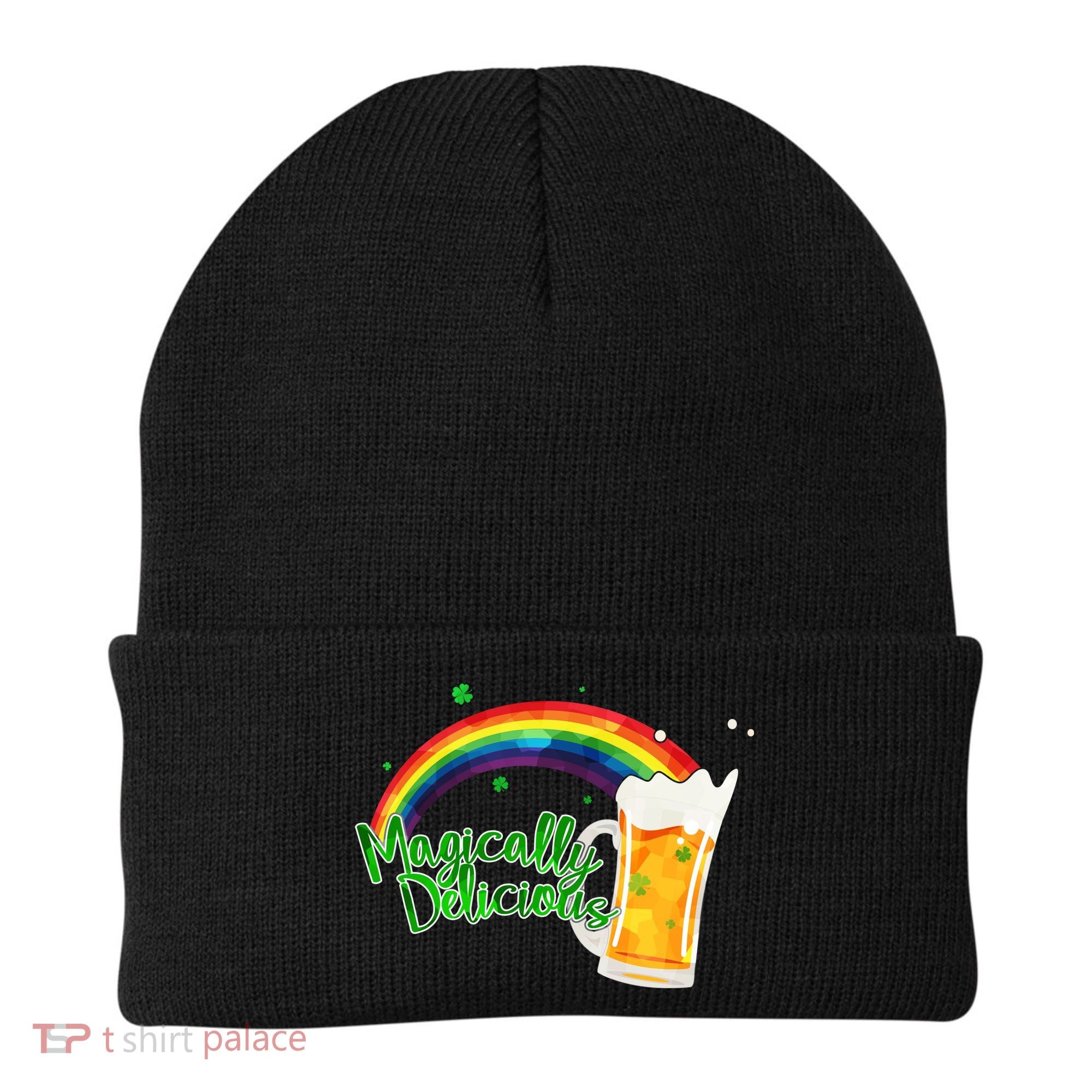Magically Delicious Rainbow Beer St. Patrick's Day Beanie