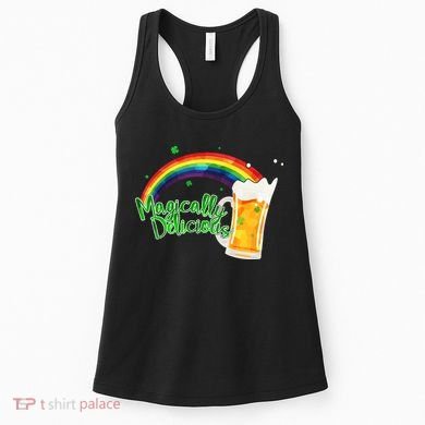 Magically Delicious Rainbow Beer St. Patrick's Day Women's Tank Top