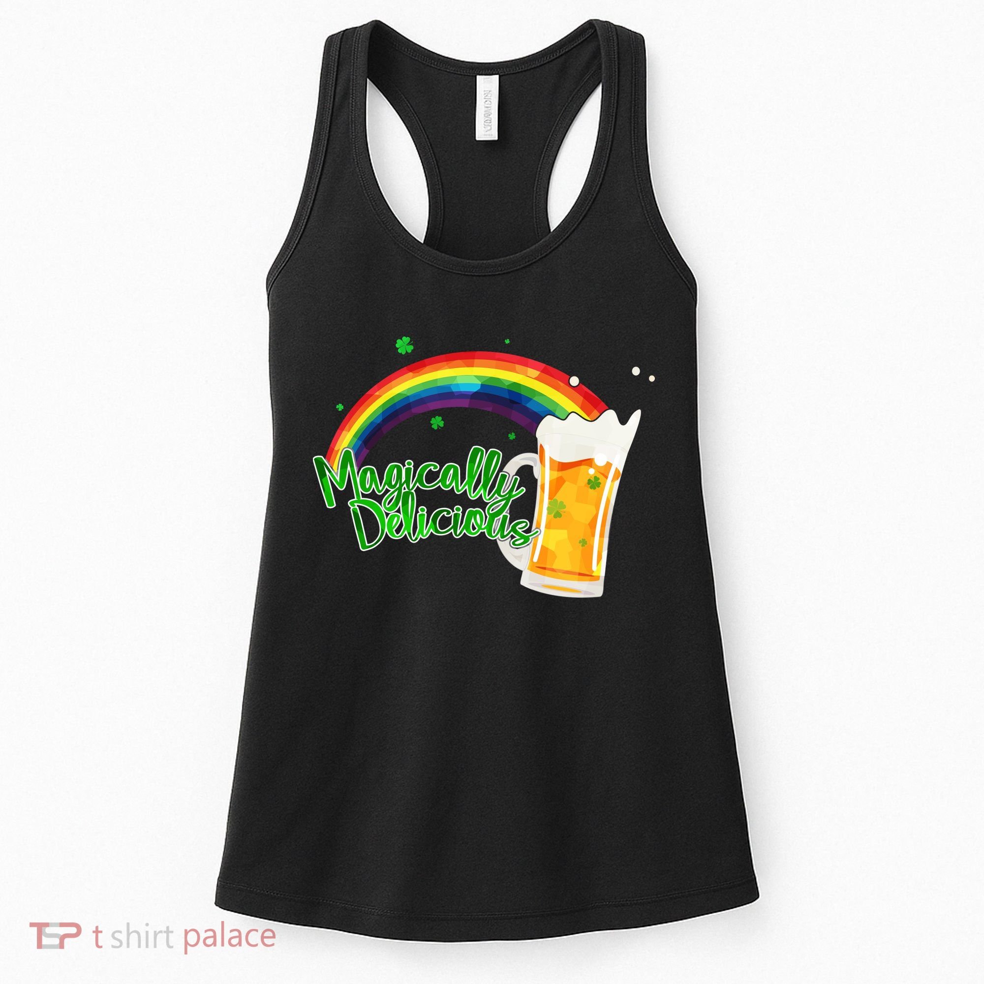 Magically Delicious Rainbow Beer St. Patrick's Day Women's Tank Top