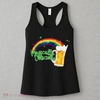 Magically Delicious Rainbow Beer St. Patrick's Day Women's Tank Top thumb 3