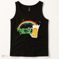 Magically Delicious Rainbow Beer St. Patrick's Day Tank Top thumb 2