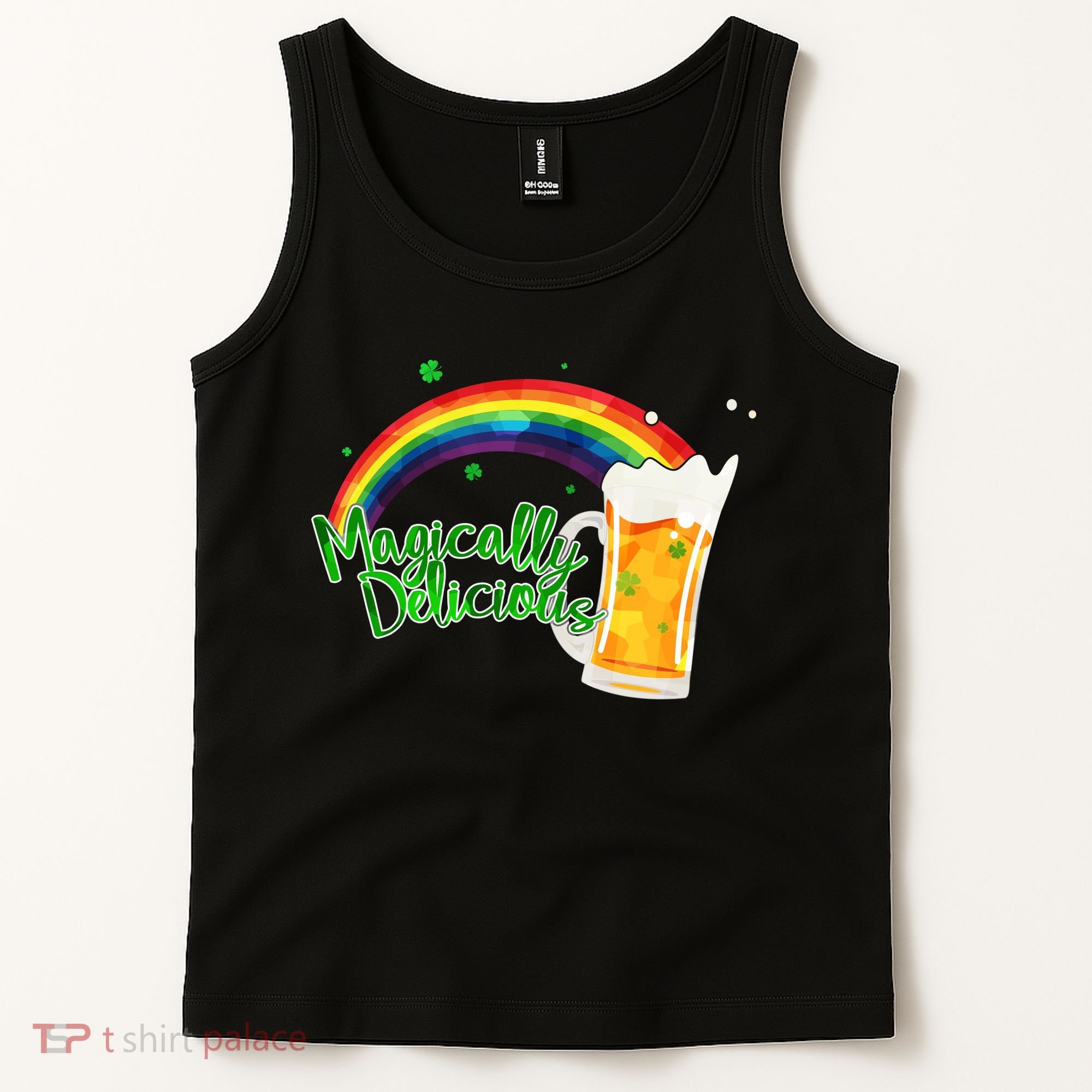 Magically Delicious Rainbow Beer St. Patrick's Day Tank Top