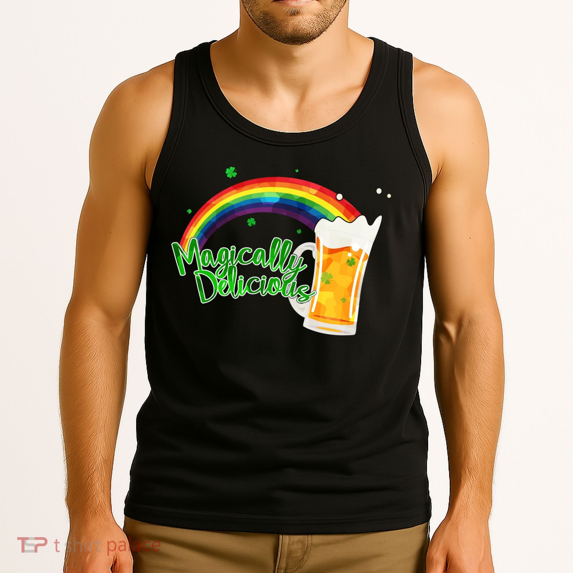 Magically Delicious Rainbow Beer St. Patrick's Day Tank Top