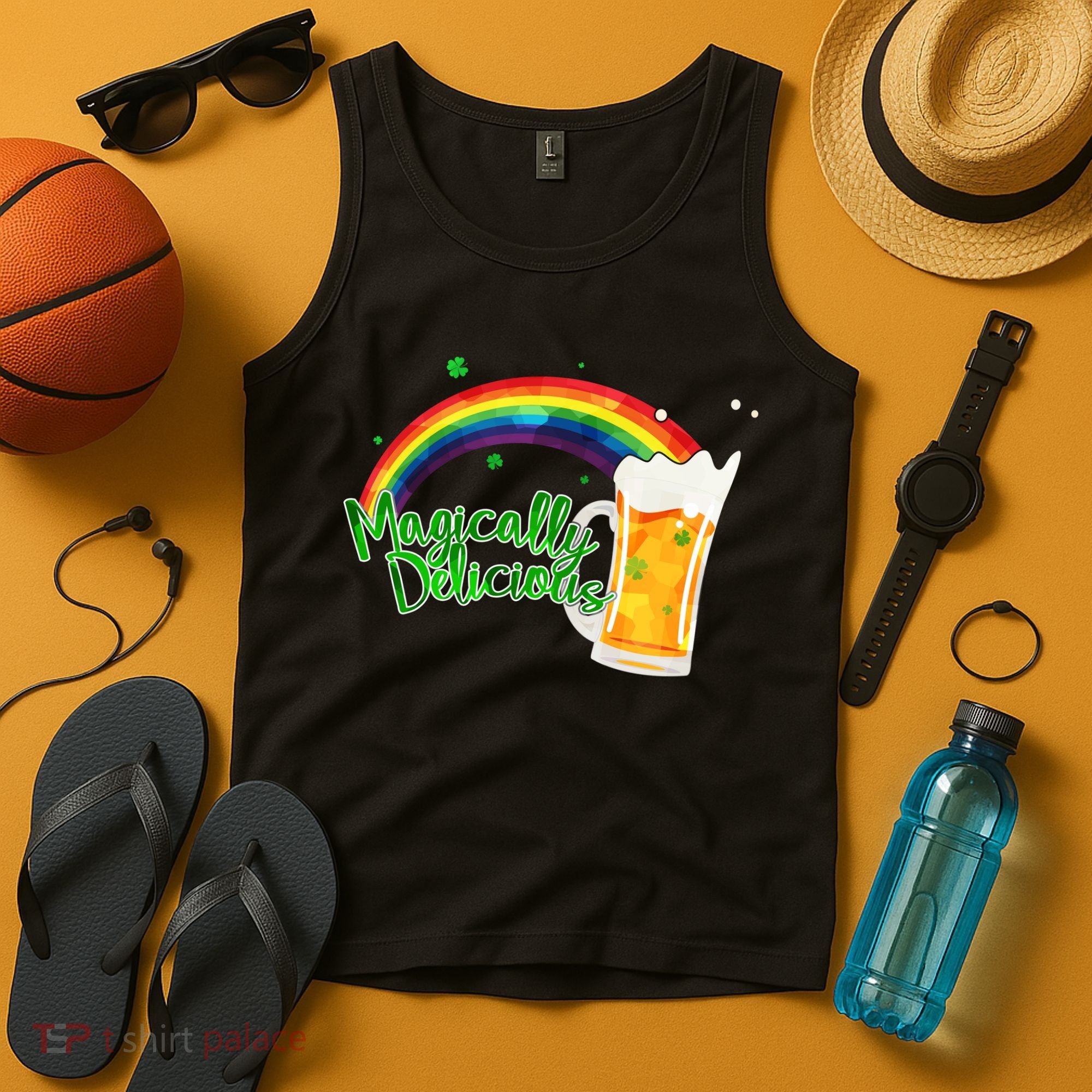 Magically Delicious Rainbow Beer St. Patrick's Day Tank Top