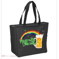 Magically Delicious Rainbow Beer St. Patrick's Day Tote Bag thumb 2