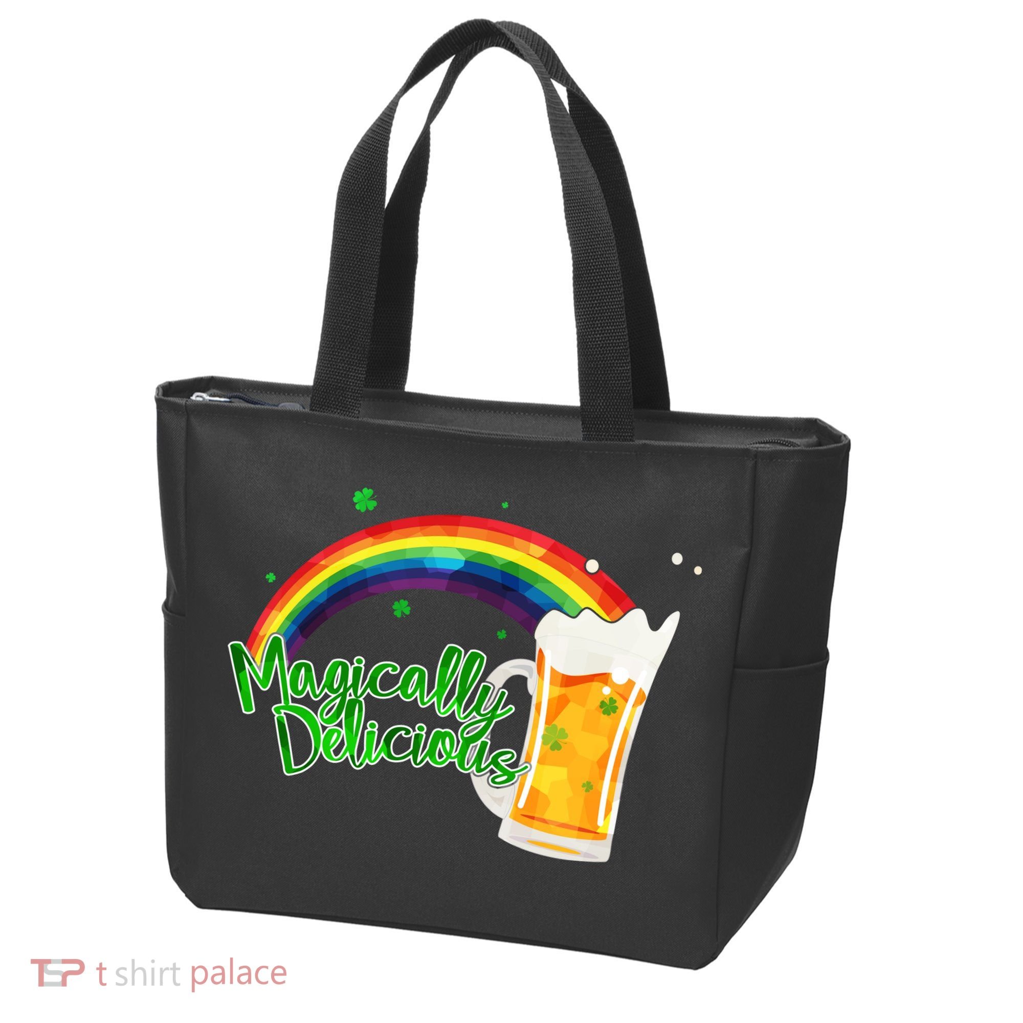 Magically Delicious Rainbow Beer St. Patrick's Day Tote Bag