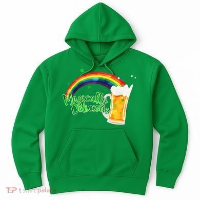 Magically Delicious Rainbow Beer St. Patrick's Day Hoodie