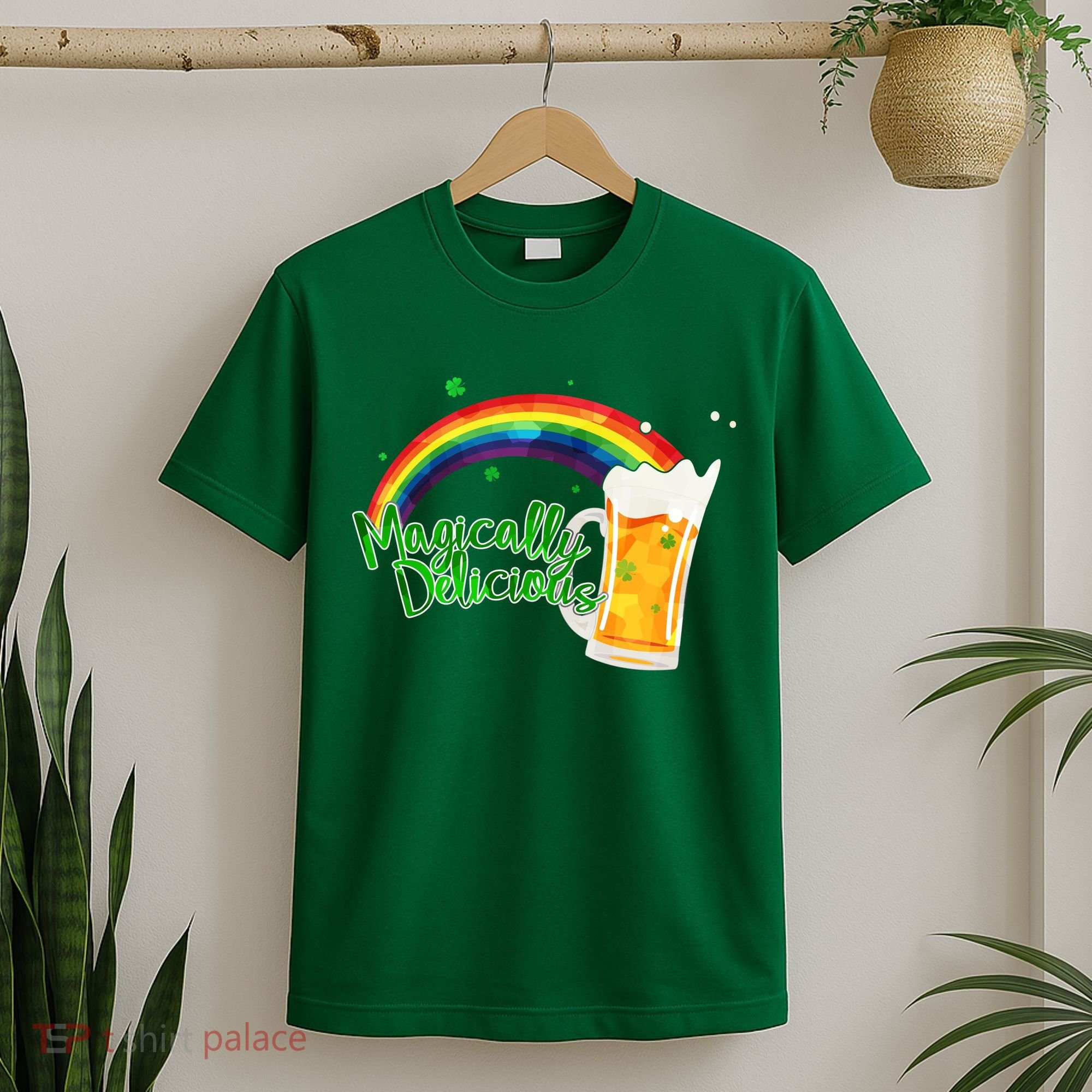 Magically Delicious Rainbow Beer St. Patrick's Day T-Shirt