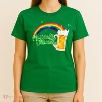 Magically Delicious Rainbow Beer St. Patrick's Day T-Shirt thumb 4