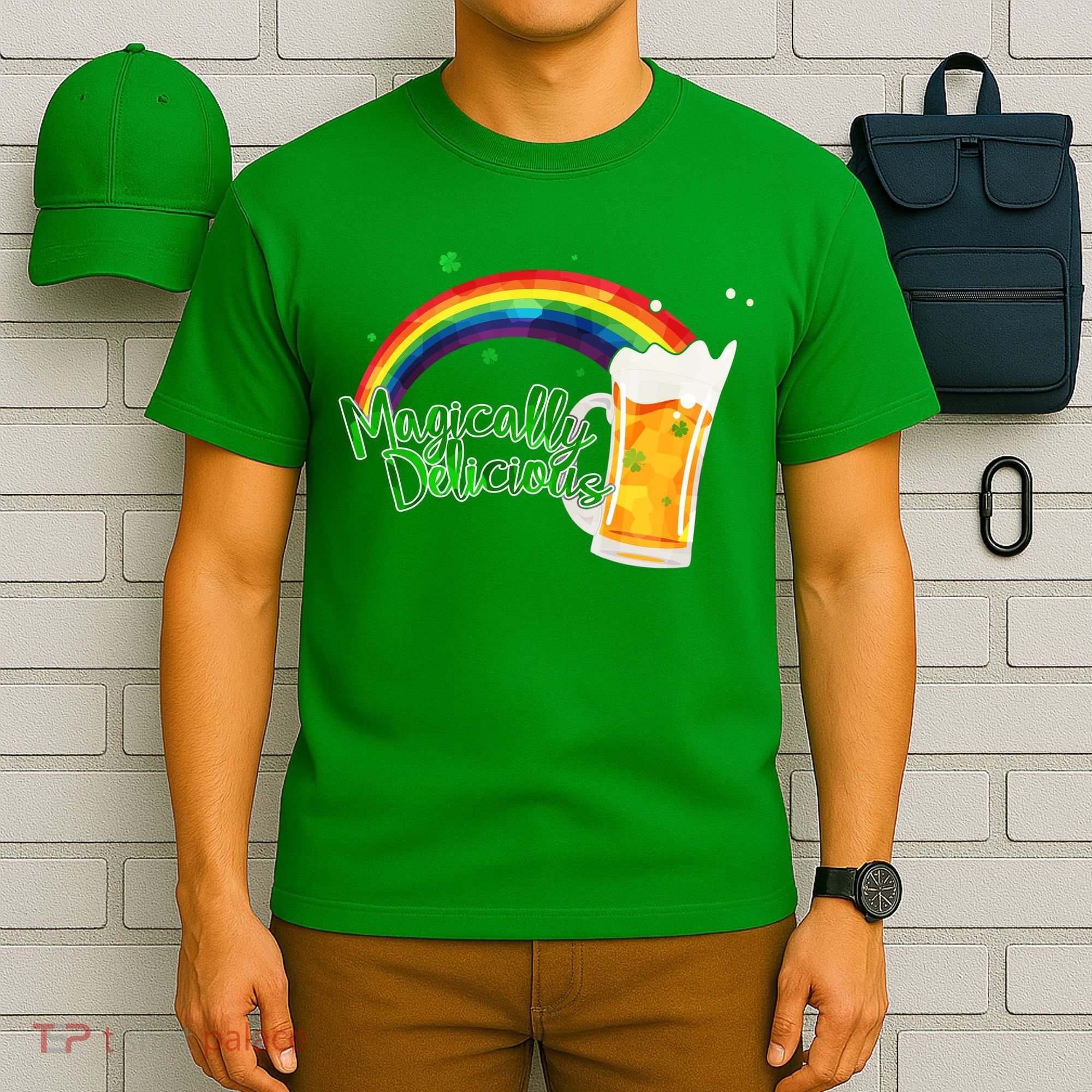 Magically Delicious Rainbow Beer St. Patrick's Day T-Shirt