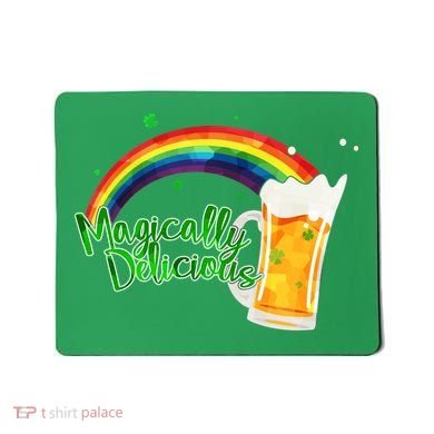 Magically Delicious Rainbow Beer St. Patrick's Day Mousepad