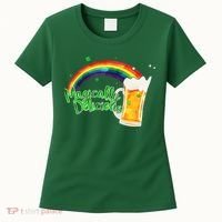 Magically Delicious Rainbow Beer St. Patrick's Day Women's T-Shirt thumb 0