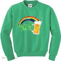 Magically Delicious Rainbow Beer St. Patrick's Day Kids Sweatshirt thumb 0