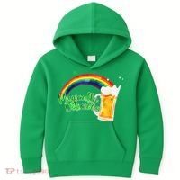 Magically Delicious Rainbow Beer St. Patrick's Day Kids Hoodie thumb 0