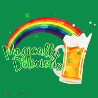 Magically Delicious Rainbow Beer St. Patrick's Day Kids Long Sleeve Shirt thumb 2