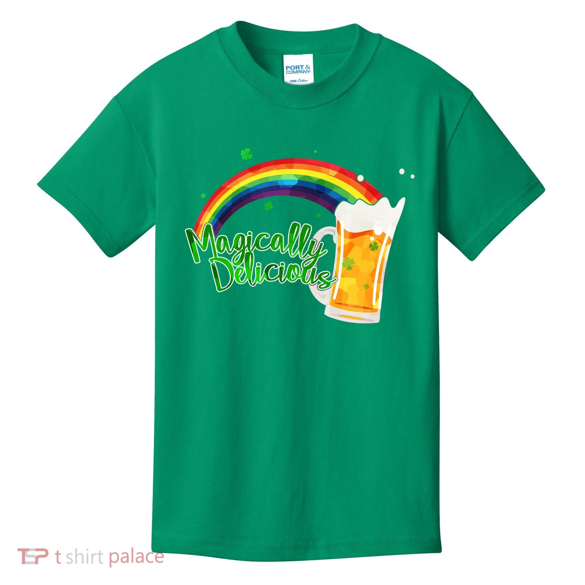 Magically Delicious Rainbow Beer St. Patrick's Day Kids T-Shirt