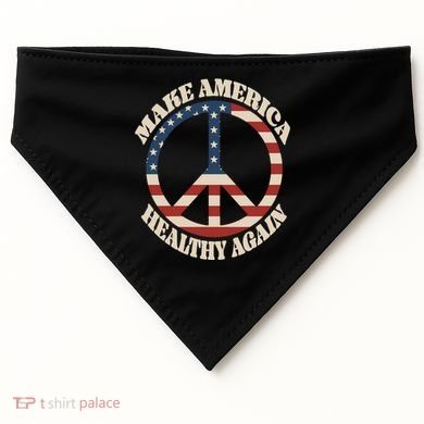 Make America Healthy Again USA-Made Doggie Bandana