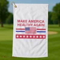 Make America Healthy Again Golf Towel thumb 1