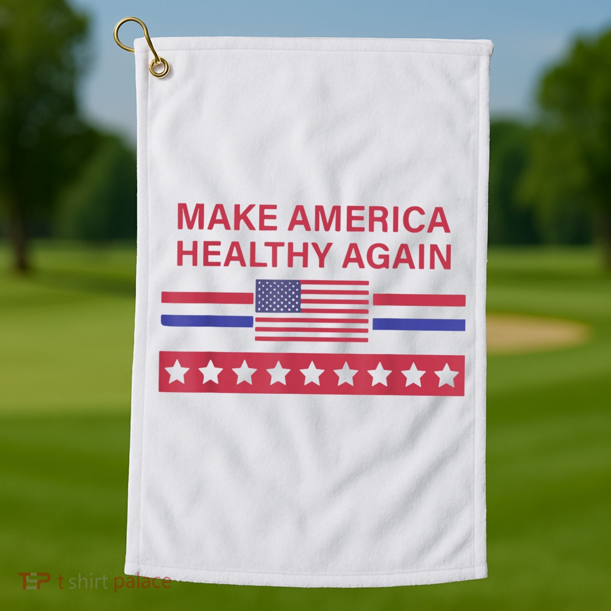 Make America Healthy Again Golf Towel