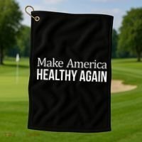 Make America Healthy Again Golf Towel thumb 1