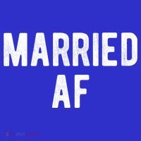 Married Af Husband Wife Newlywed Silver Golden Anniversary Gift Women's Tank Top thumb 5