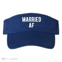 Married Af Husband Wife Newlywed Silver Golden Anniversary Gift Visor thumb 0