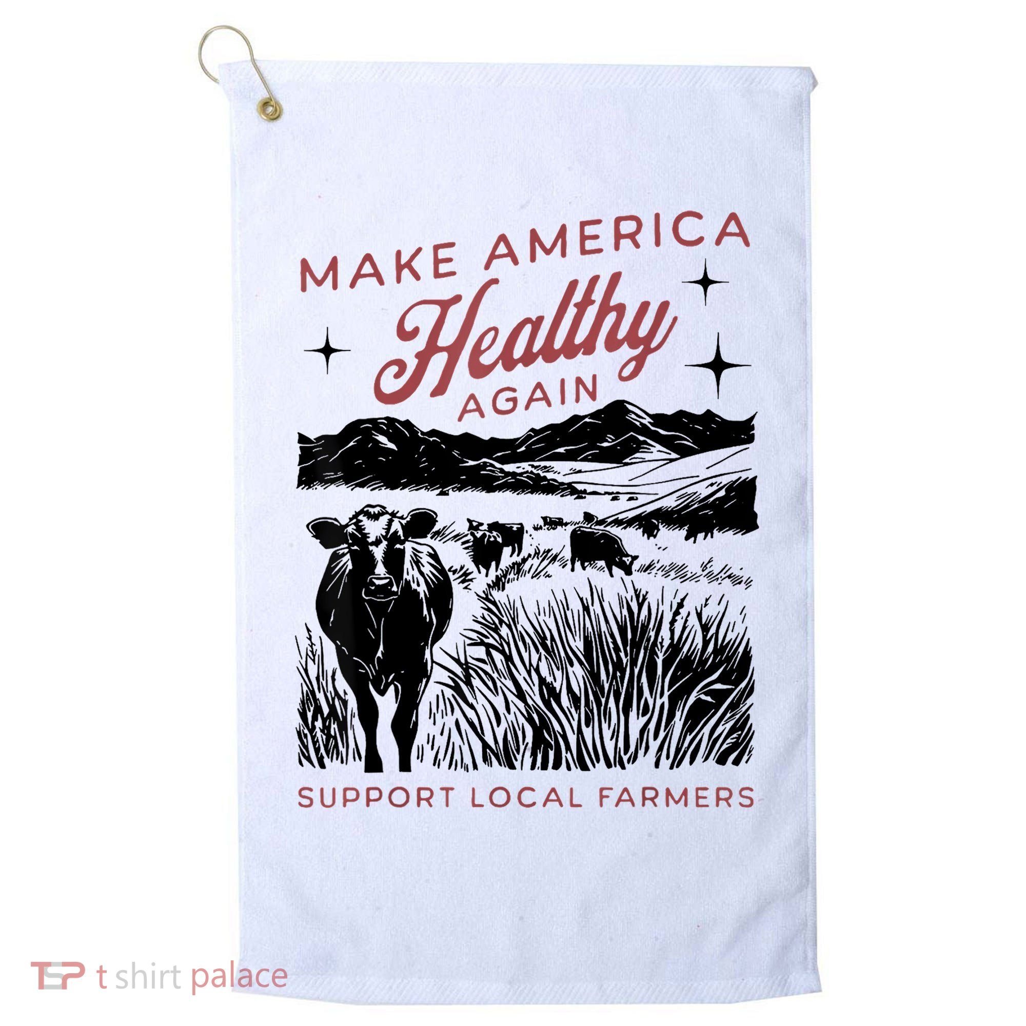 Make America Healthy Again Golf Towel