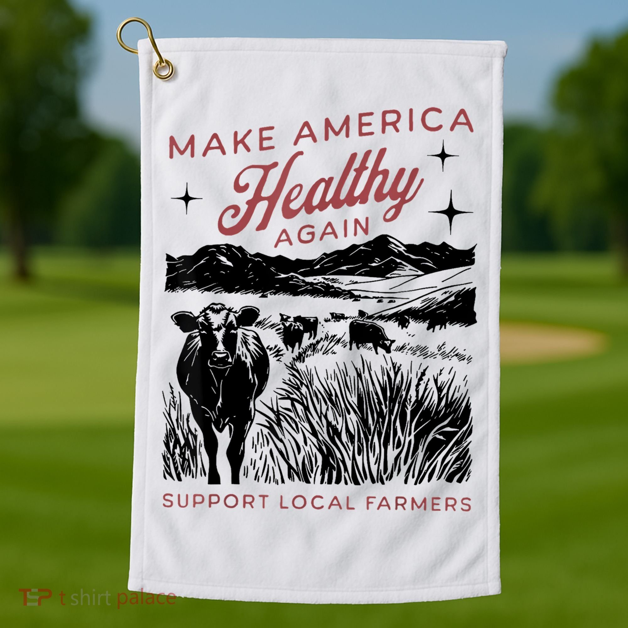 Make America Healthy Again Golf Towel