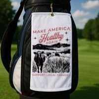 Make America Healthy Again Golf Towel thumb 2