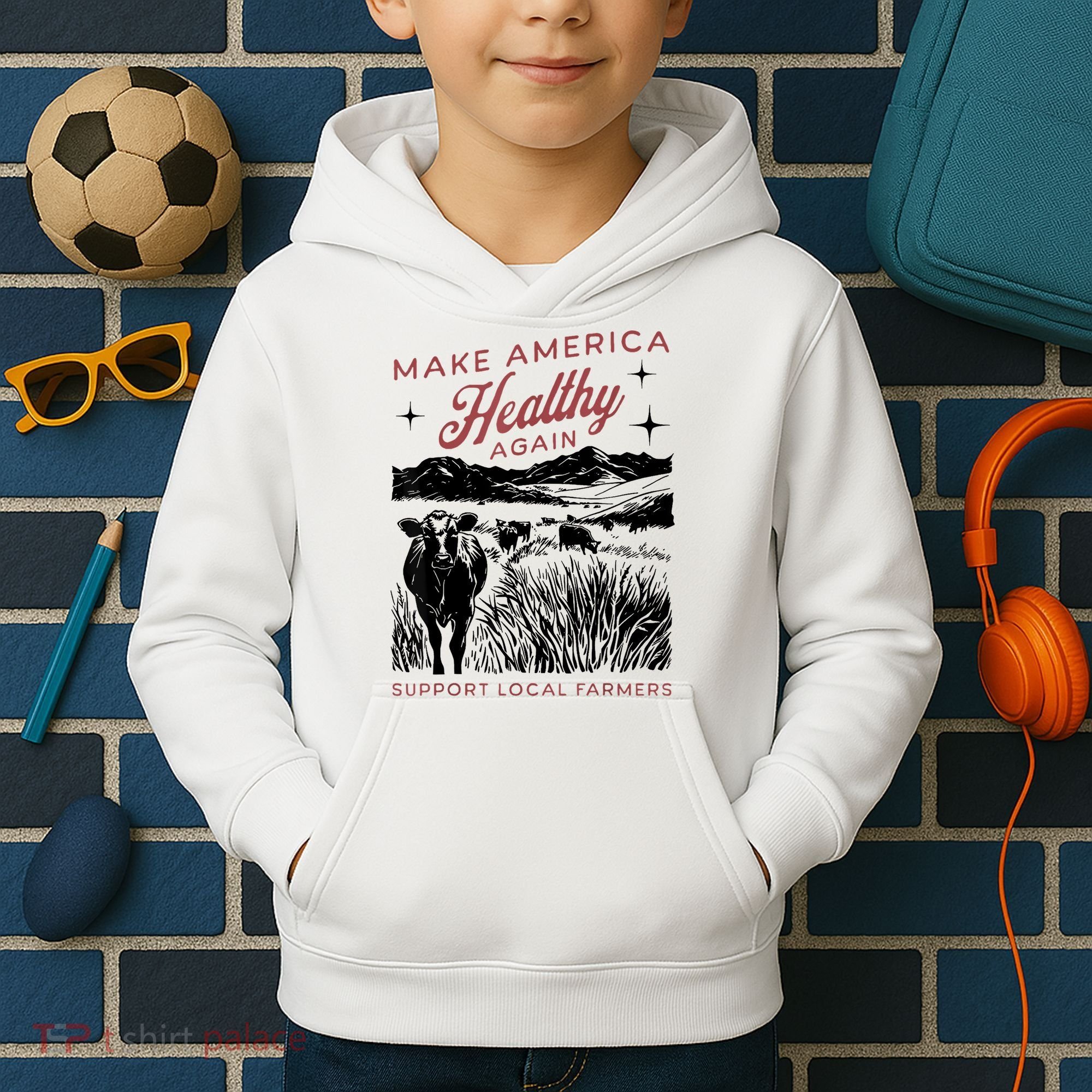 Make America Healthy Again Kids Hoodie