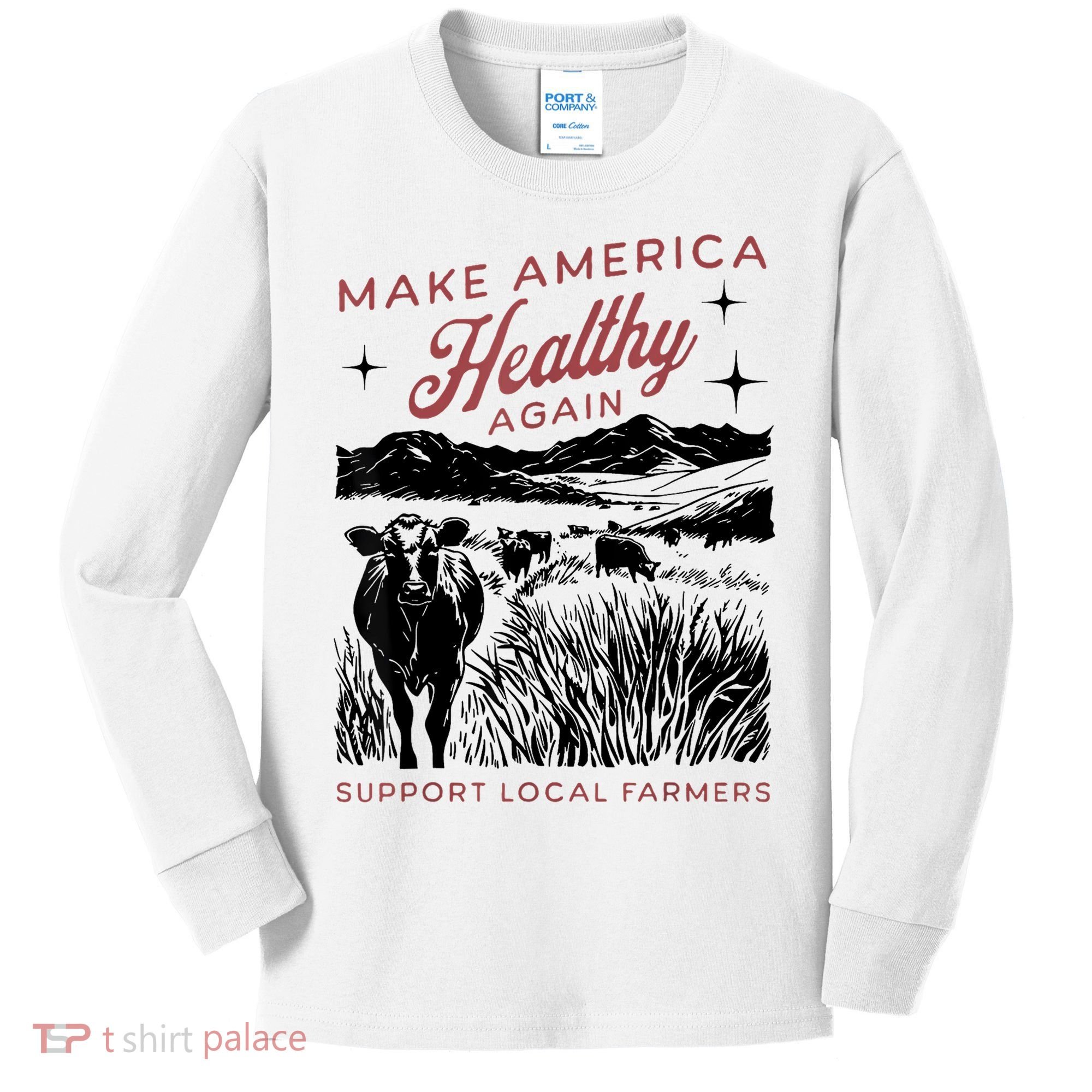 Make America Healthy Again Kids Long Sleeve Shirt