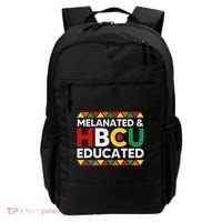 Melanated And Hbcu Educated Historical Black College Alumni Backpack thumb 0