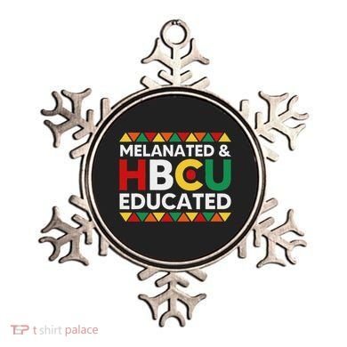 Melanated And Hbcu Educated Historical Black College Alumni Ornament