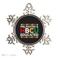 Melanated And Hbcu Educated Historical Black College Alumni Ornament thumb 0