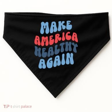 Make America Healthy Again Maha USA-Made Doggie Bandana