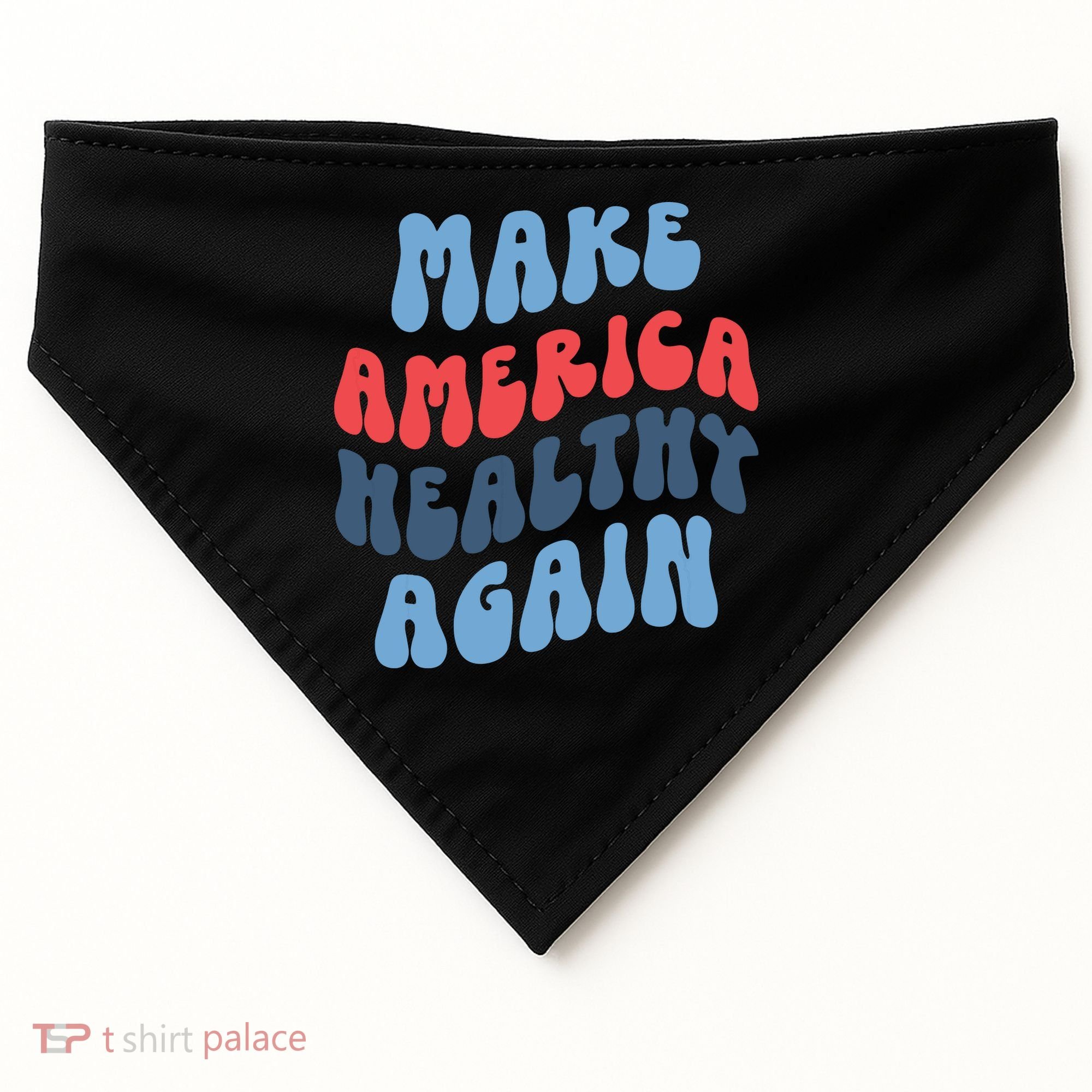 Make America Healthy Again Maha USA-Made Doggie Bandana