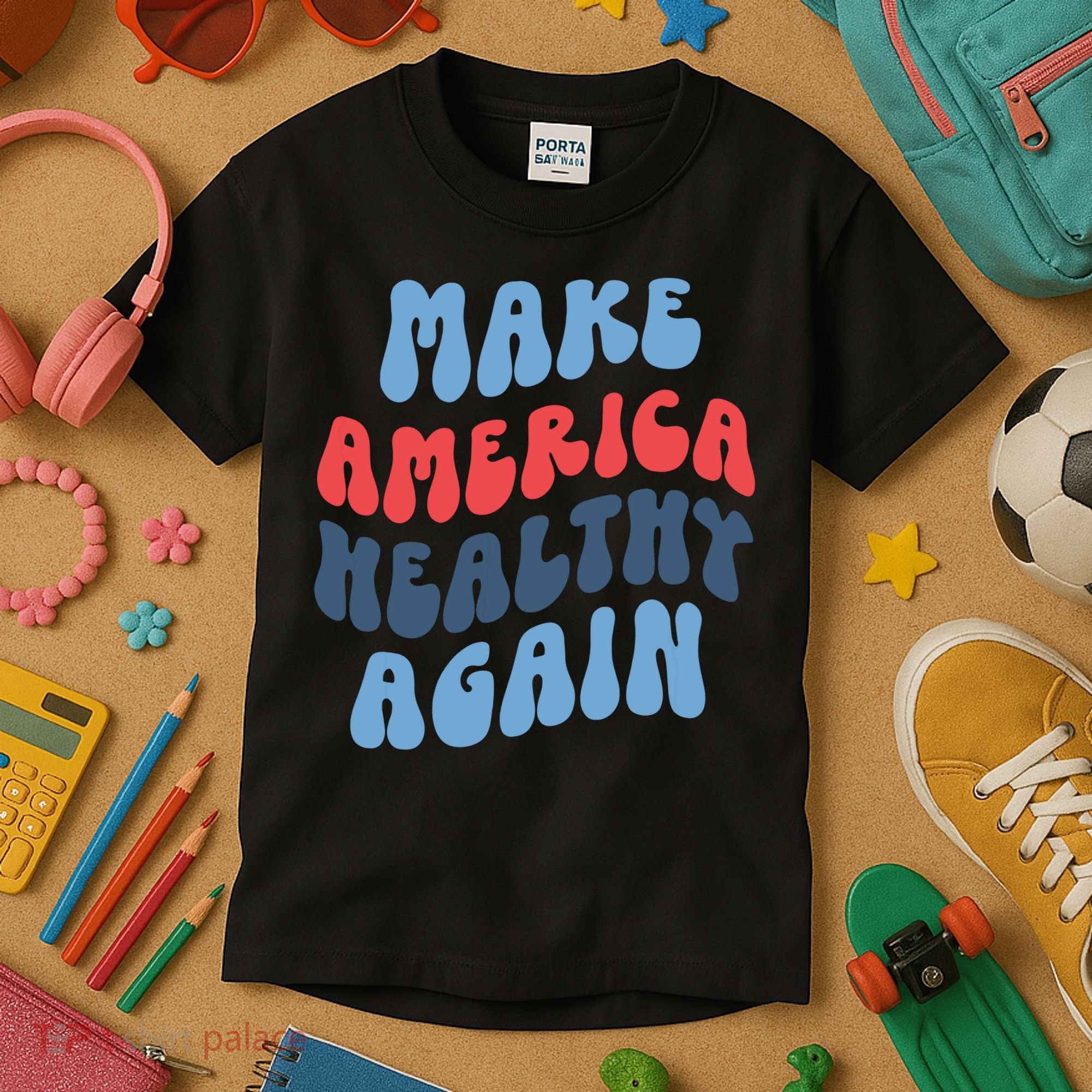 Make America Healthy Again Maha Kids T-Shirt