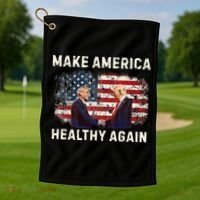 Make America Healthy Again Golf Towel thumb 1