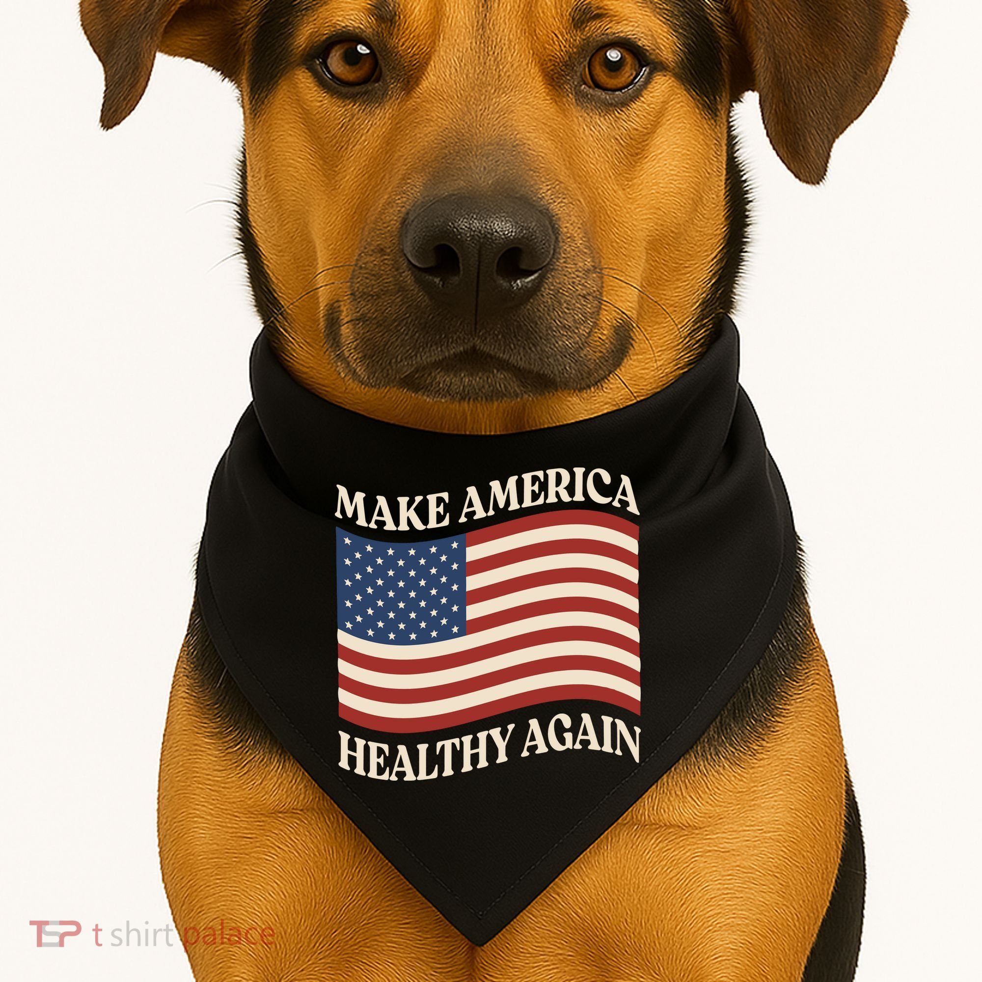 Make America Healthy Again USA-Made Doggie Bandana