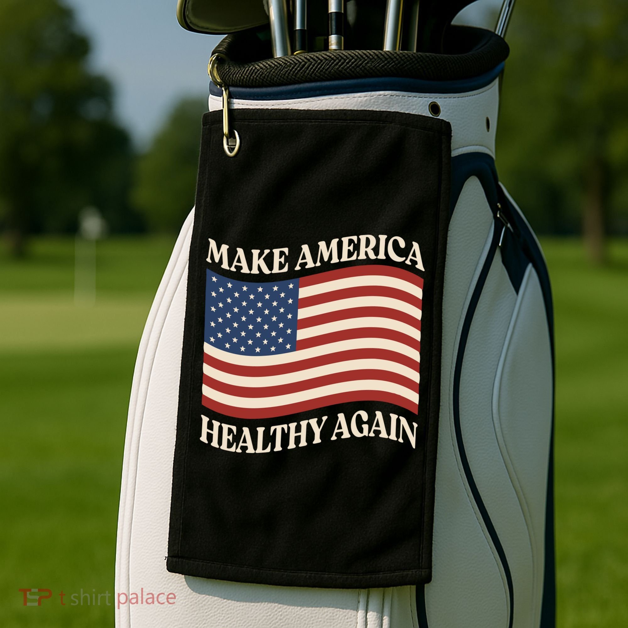 Make America Healthy Again Golf Towel