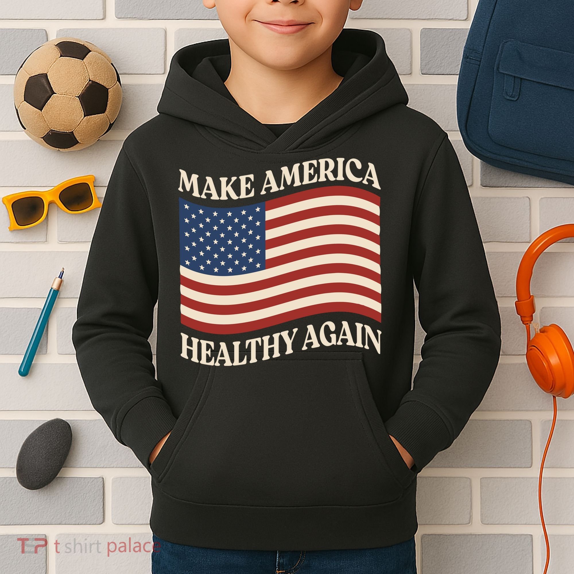 Make America Healthy Again Kids Hoodie