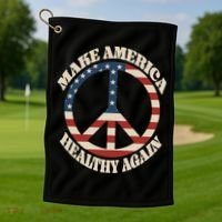 Make America Healthy Again Golf Towel thumb 1