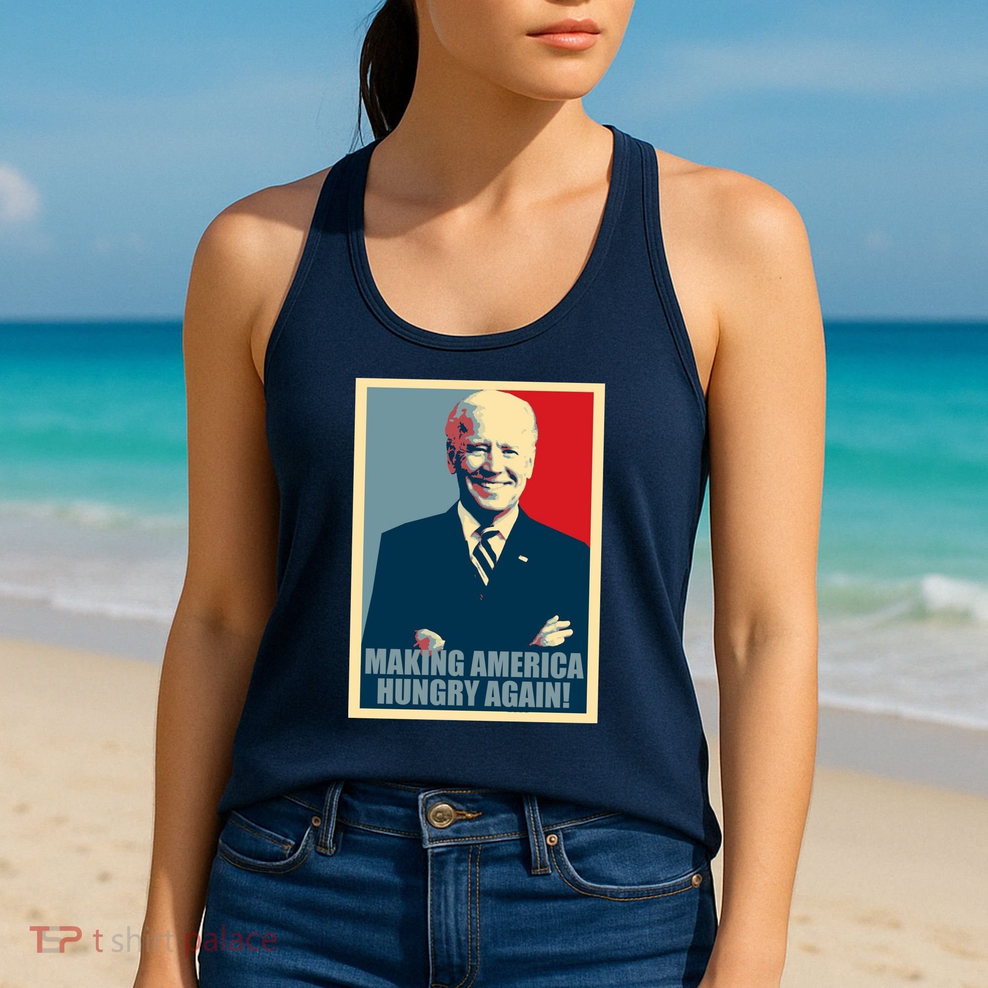 Making America Hungry Again Anti Joe Biden Women's Tank Top