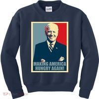 Making America Hungry Again Anti Joe Biden Kids Sweatshirt thumb 0