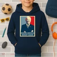 Making America Hungry Again Anti Joe Biden Kids Hoodie thumb 2