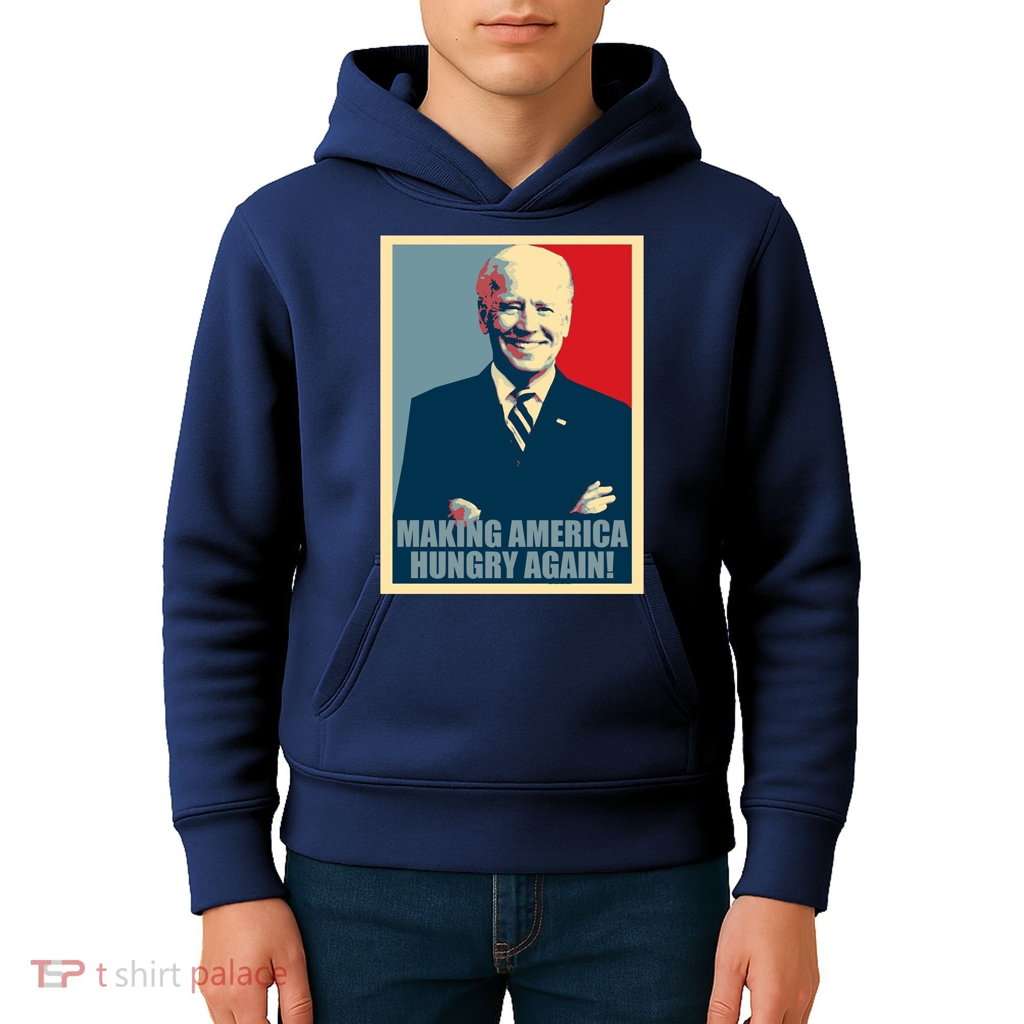 Making America Hungry Again Anti Joe Biden Kids Hoodie