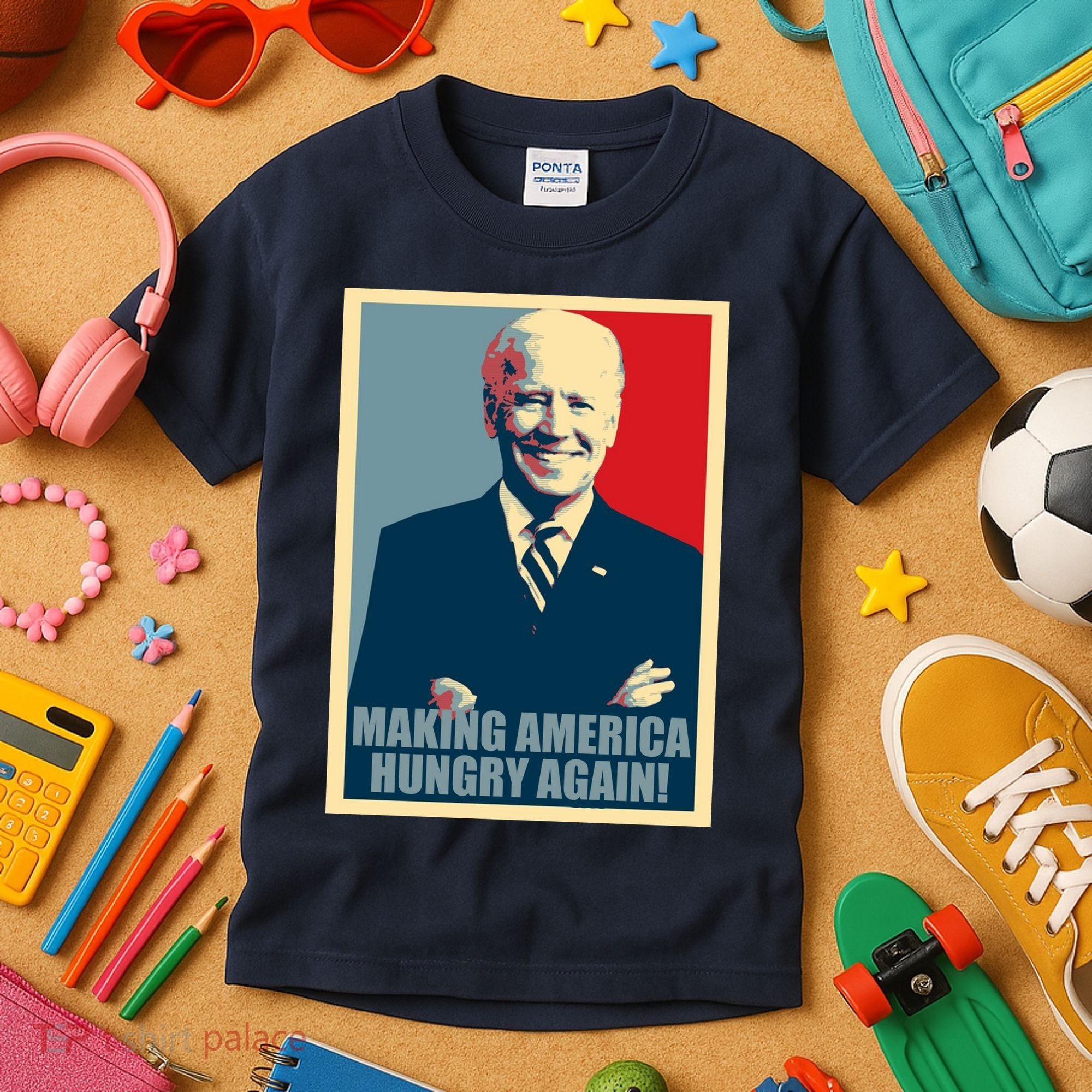 Making America Hungry Again Anti Joe Biden Kids T-Shirt