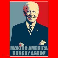 Making America Hungry Again Anti Joe Biden Santa Hat thumb 1